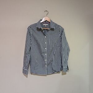 Banana Republic Plaid Button Blouse